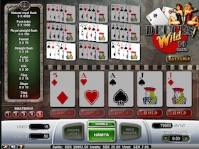 Spela flera händer samtidigt i videopoker